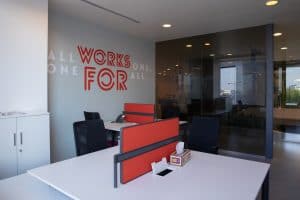 A sample of an office