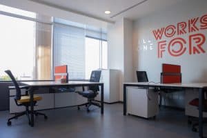 A sample office in Alfardan Centre