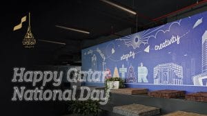 Header banner for Qatar National Day