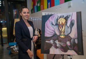 Art Exhibit at Workinton M7