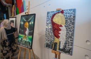 Art Exhibit at Workinton M7