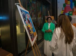 Art Exhibit at Workinton M7