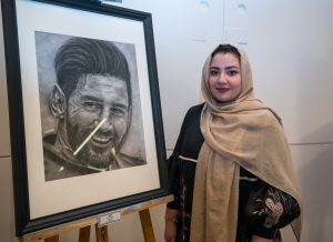 Art Exhibit at Workinton M7