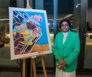 Art Exhibit at Workinton M7