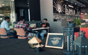 Coworking Space in Alfardan Centre on Ramadan Theme