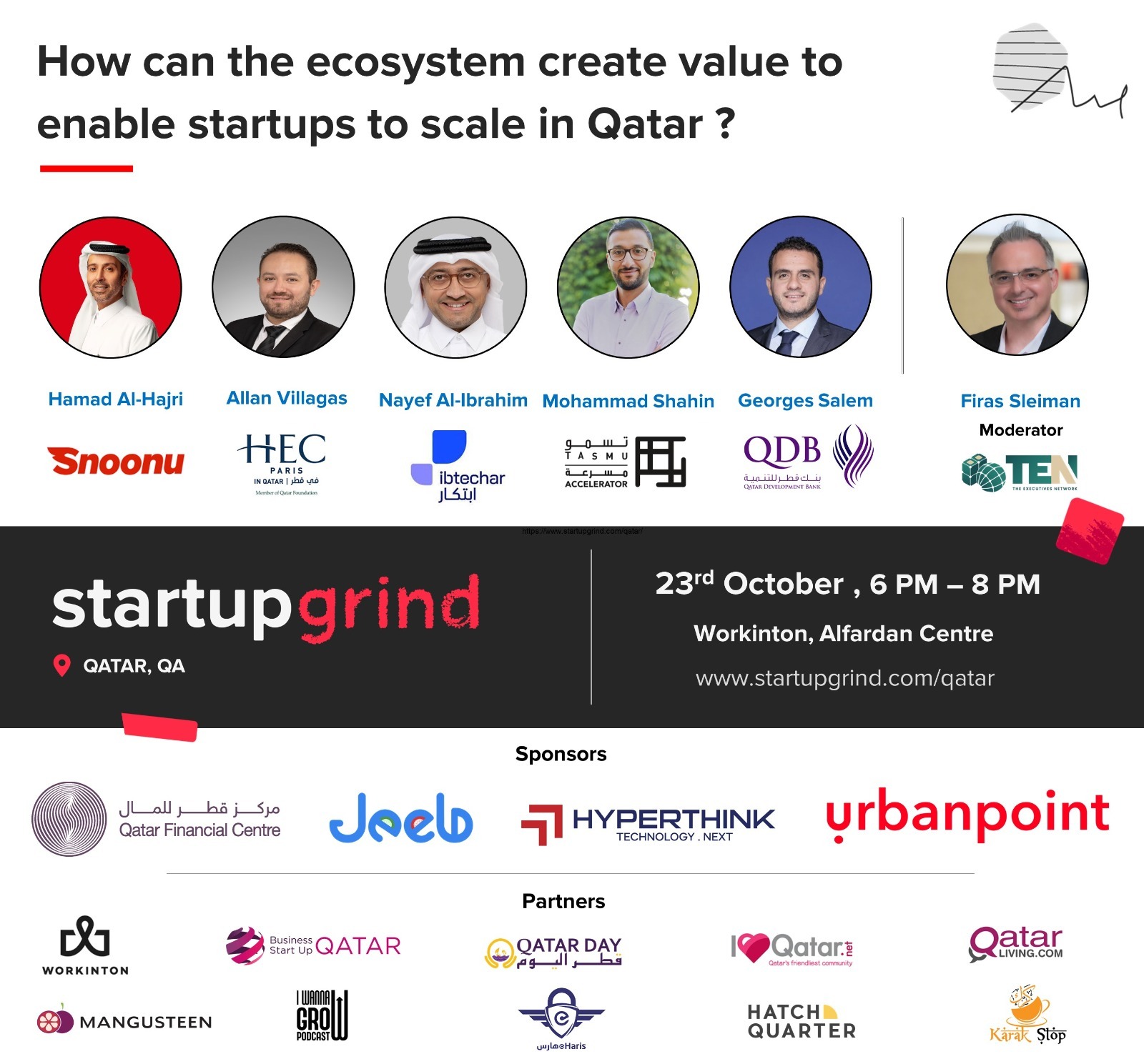 How can the ecosystem create value to enable startups to scale in Qatar