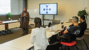 Evolve having a training in our Workshop Room
